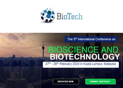 The 4th International Conference on Bioscience and Biotechnology